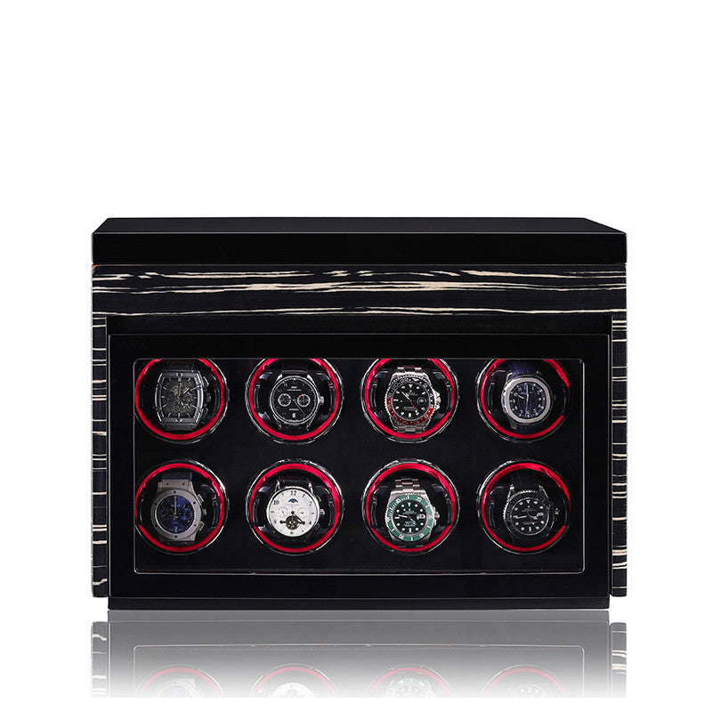 W-Winder Guard 8+8 safe watch winder cabinet with display