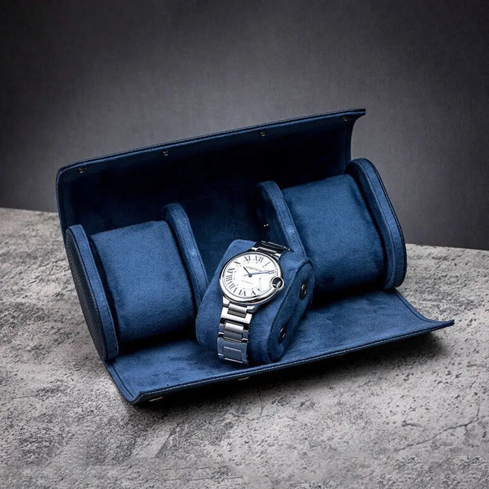 LuxeRoll Trio | Watch Travel Roll – 3-Watch