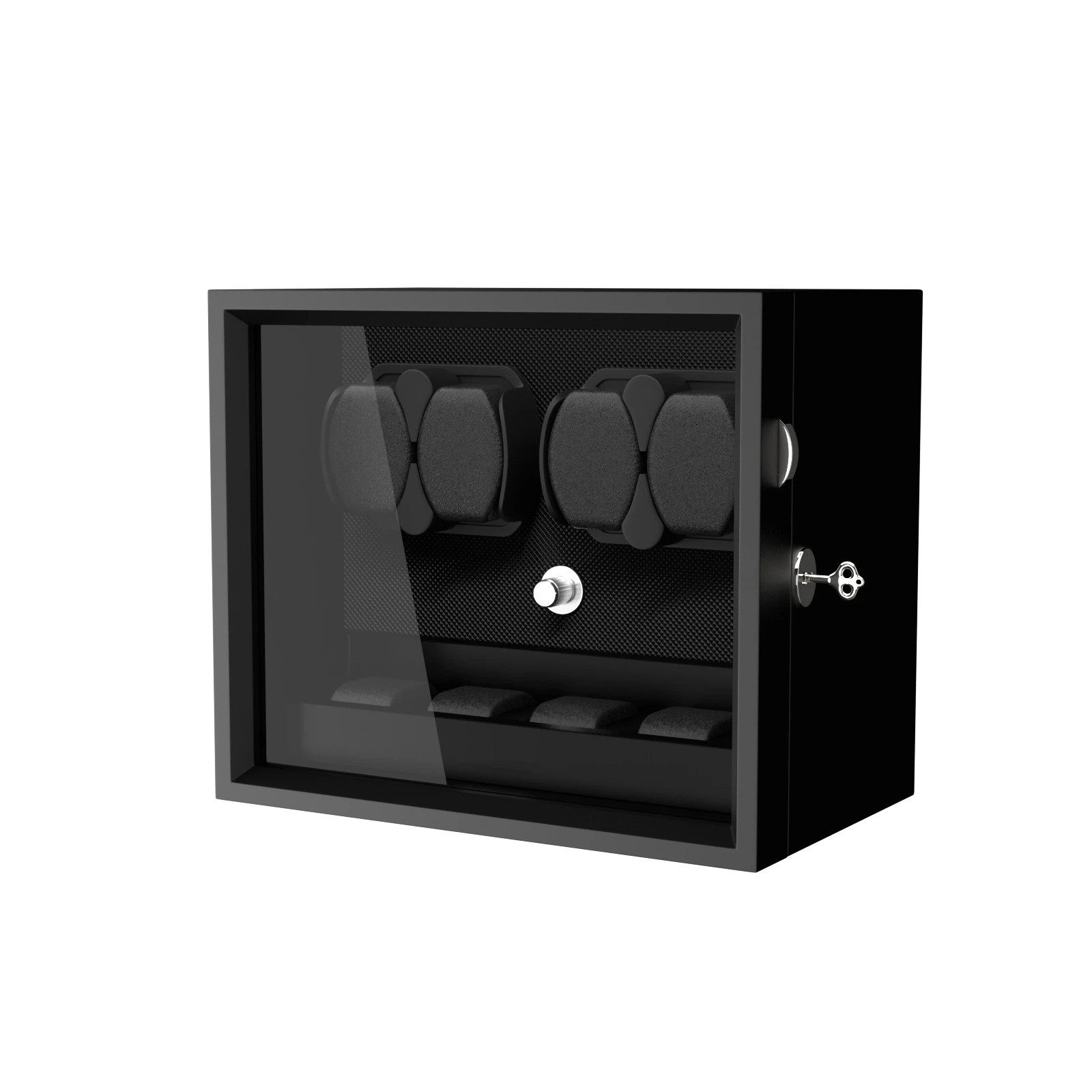 G-Winder 4X4 Automatic Watch Winder - Luxury Watch Storage by Wclocks - automatic watch winder, Black, Brown luxury design