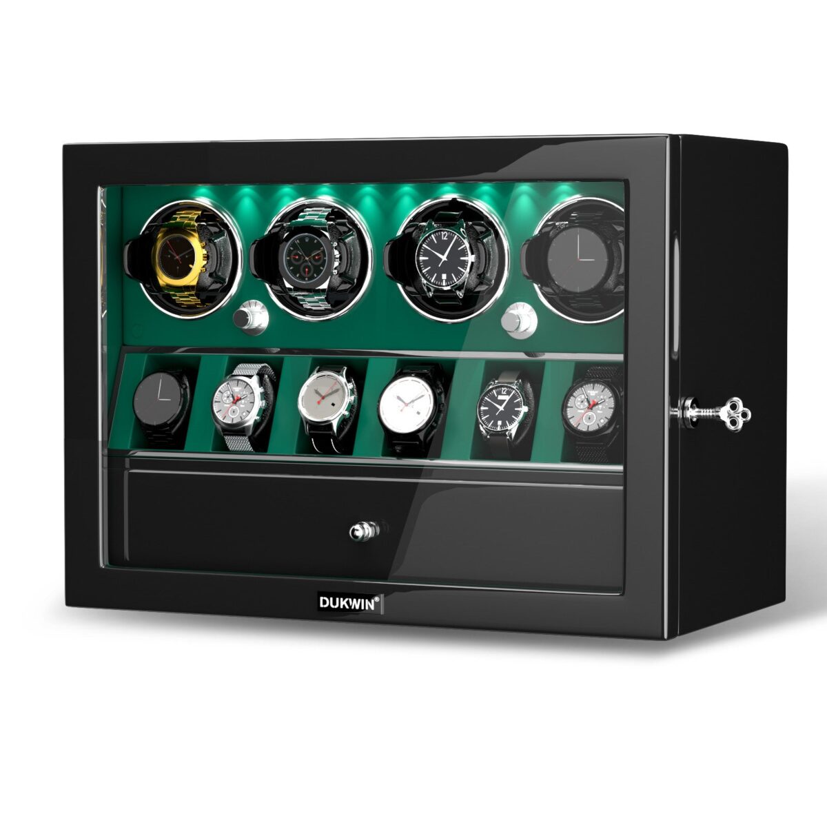 W-Winder Prestige | Carica Orologi per 4+6 Orologi – Mobiletto Premium