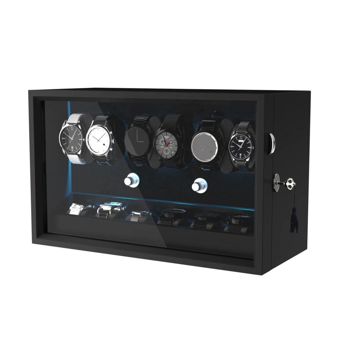 G-Winder Six | 6-Watch Automatic Winder – Premium Storage