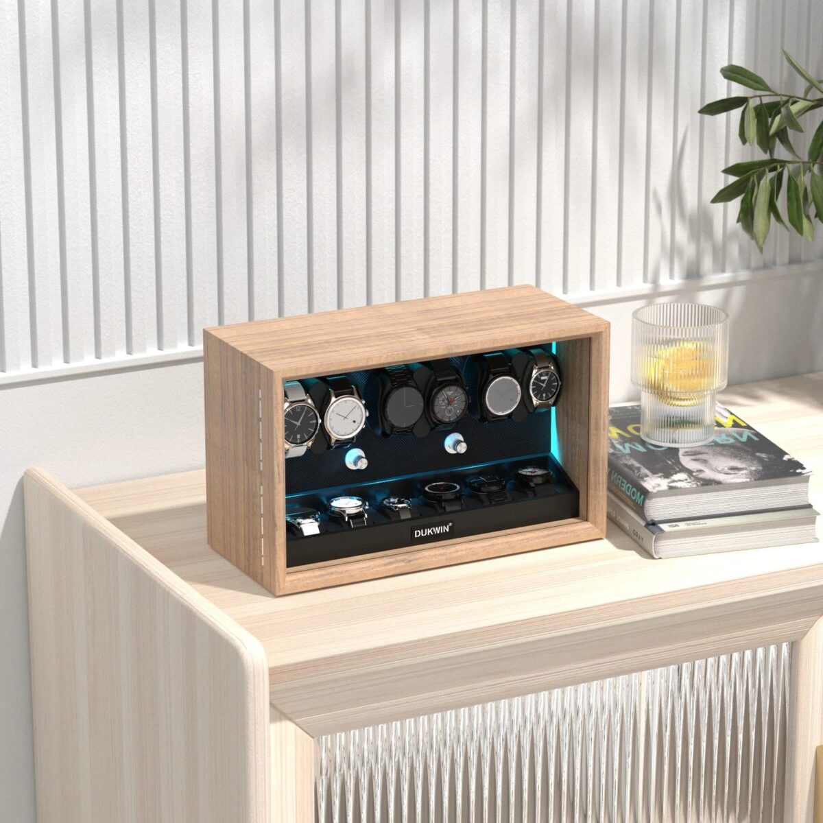 G-Winder Six | 6-Watch Automatic Winder – Premium Storage