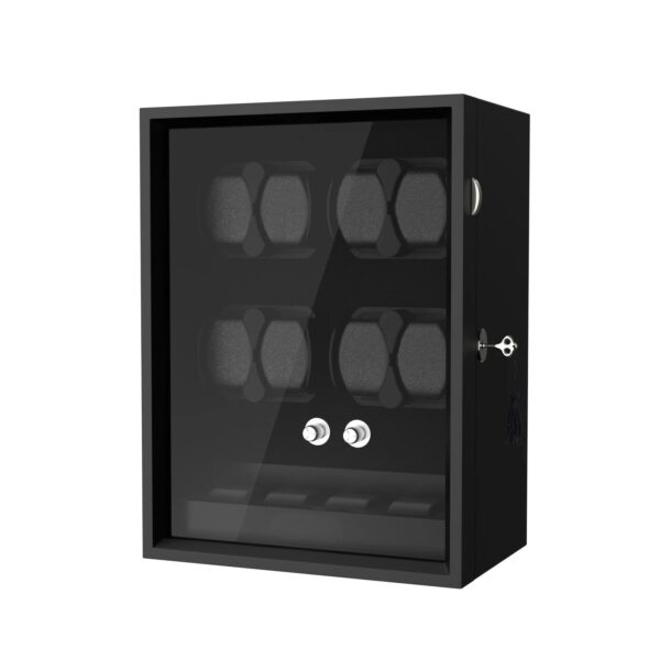 G-Winder Cabinet Automatic Watch Winder - Luxury Watch Storage by Wclocks - automatic watch winder, Black, Brown luxury design