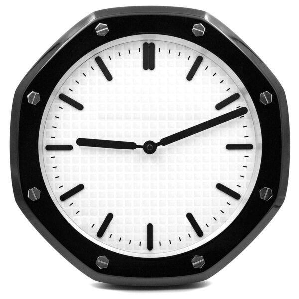 AP Royal Black and White | Wall clock