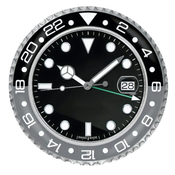 GMT Bruce Wayne Black and Grey | Wall Clock