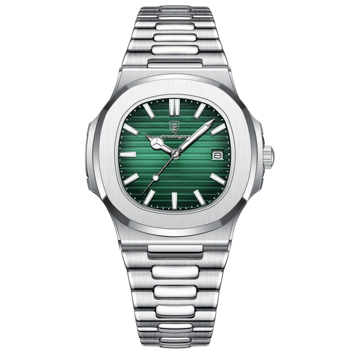 POEDAGAR Nautic Steel | Quartz Sport Watch – 40mm