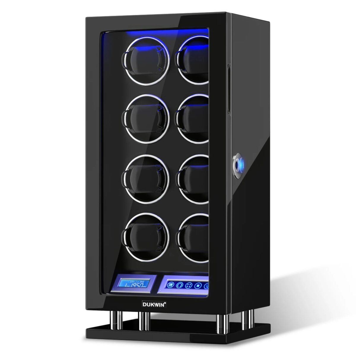 WFP Winder 8 | 8-Watch Automatic Winder – Wood & Leather