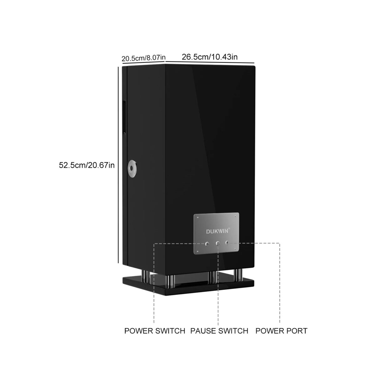 WFP Winder 8 | 8-Watch Automatic Winder – Wood & Leather