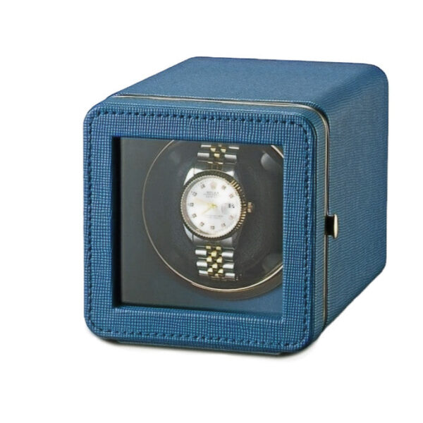 Lux Vertical 1 Watch Automatic Watch Winder - Luxury Watch Storage by Wclocks - 1 watch winder, Black, Blue, Green, Brown luxury design