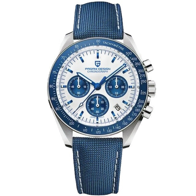 Moon Chronograph Textile | Reloj Cronógrafo de Cuarzo – 42mm