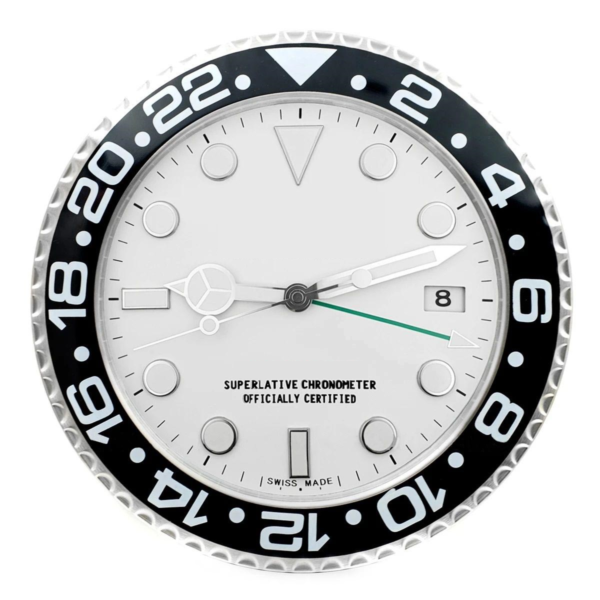 GMT Black & White Wall clock