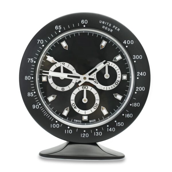 Dayto-Racing Full Black | Desk Clock