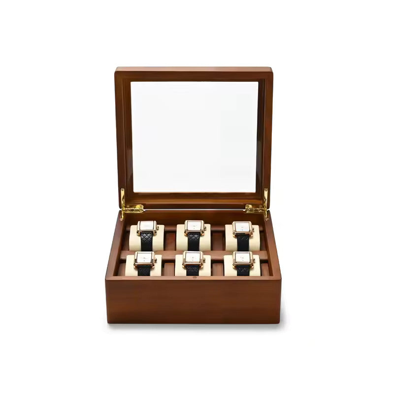 Prestige Wood | 6-Slot Watch Box – Solid Wood