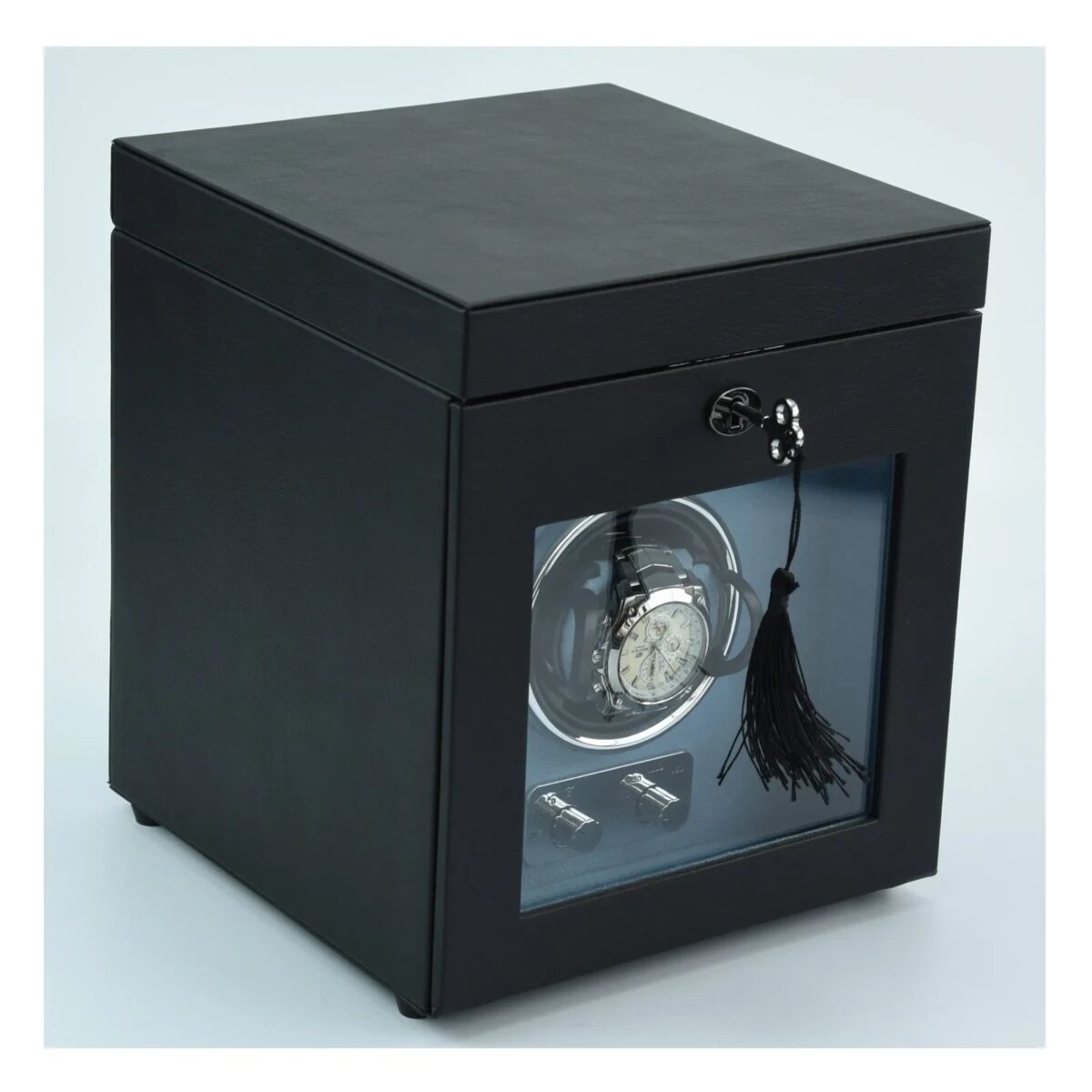 W-Winder Lux Single | 1-Watch Automatic Winder – Premium Display