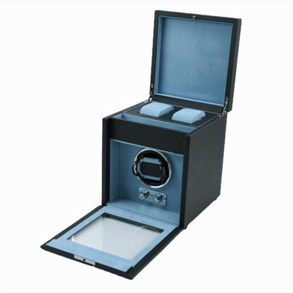 W-Winder Lux Single 1 Watch Automatic Watch Winder - Luxury Watch Storage by Wclocks - 1 watch winder, Premium finish luxury design