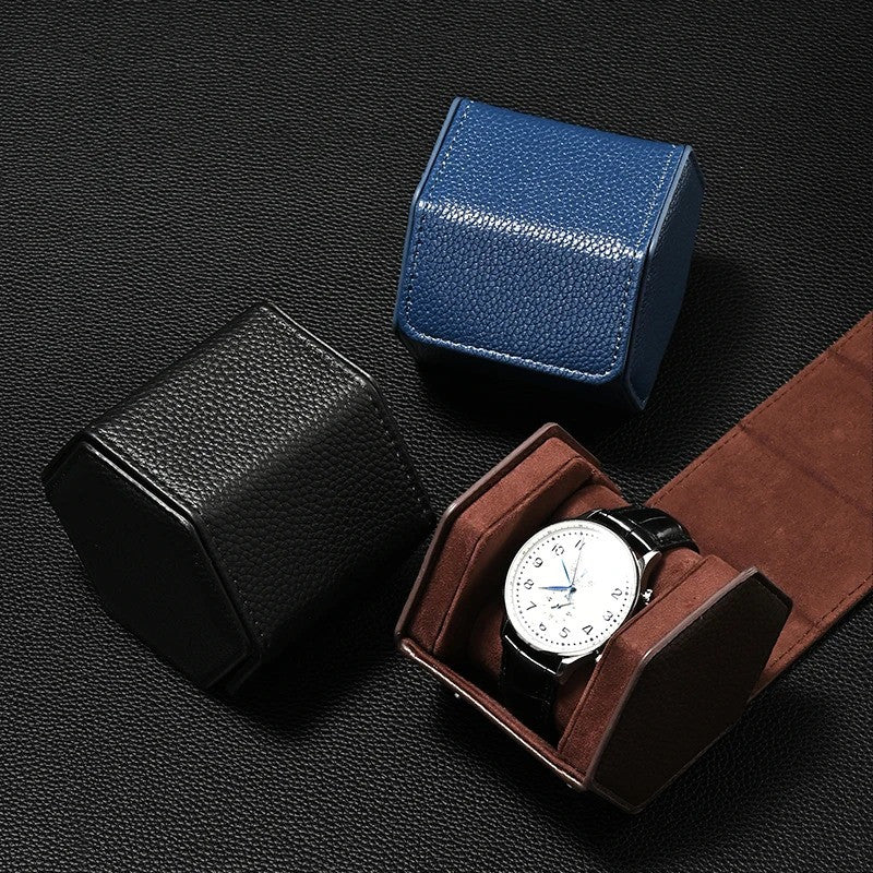 LuxOcta Watch Travel Case - Luxury Watch Storage by Wclocks - watch travel case, Black, Blue, Green, Brown luxury design