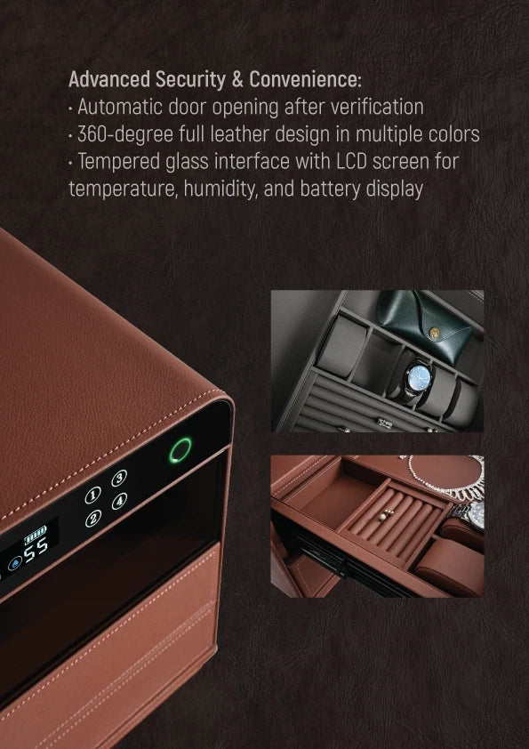 CrownSafe 6 | 6-Watch Automatic Winder – Safe Enclosure
