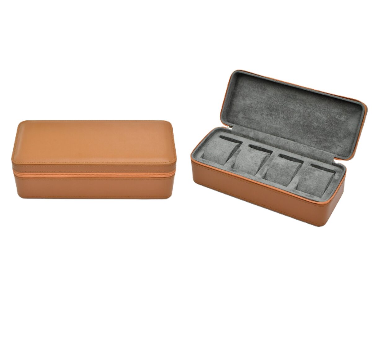 Voyager 4 | Étui de Voyage Compact pour Montres – Pour 4 Montres