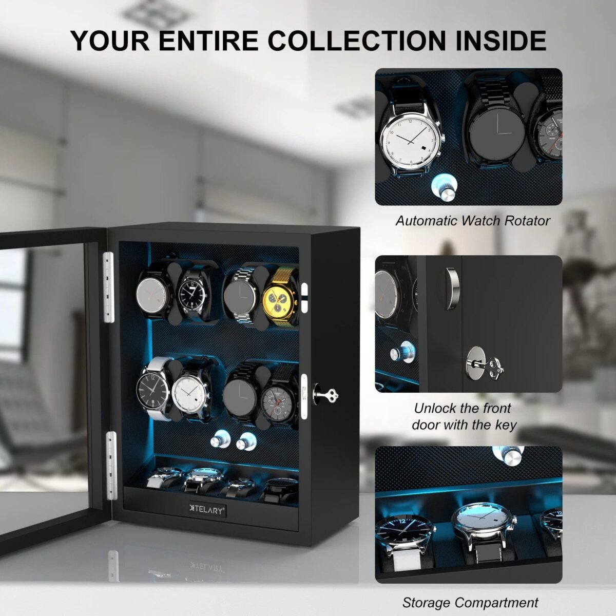 G-Winder Cabinet | Multi-Watch Automatic Winder – Storage Cabinet