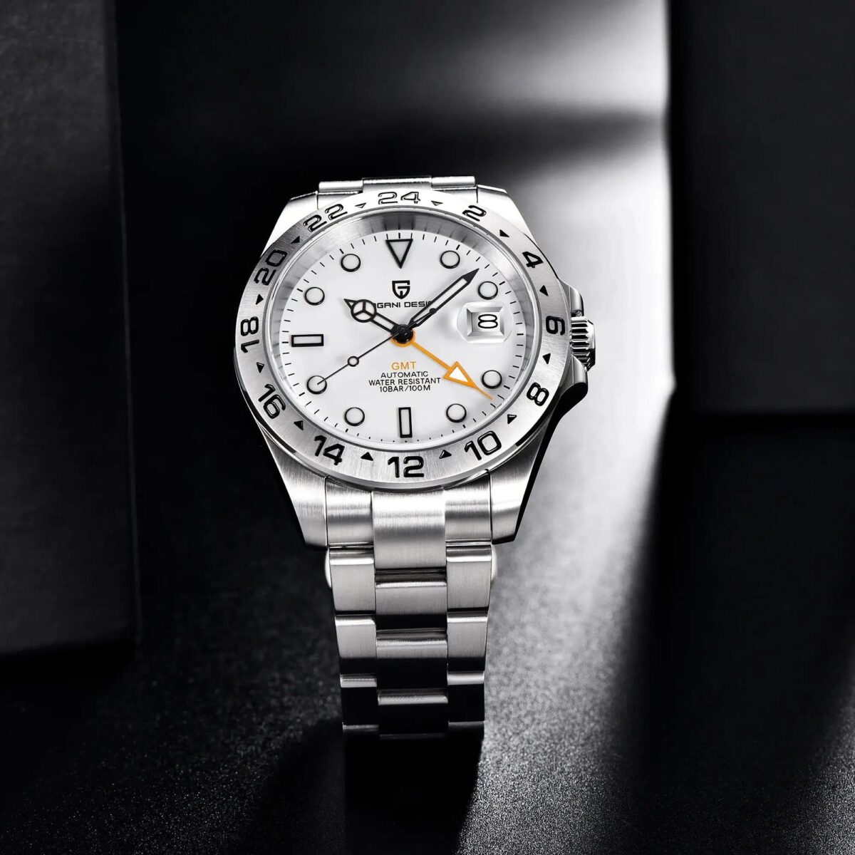 GMT Polar White | Automatic GMT Watch – 42mm