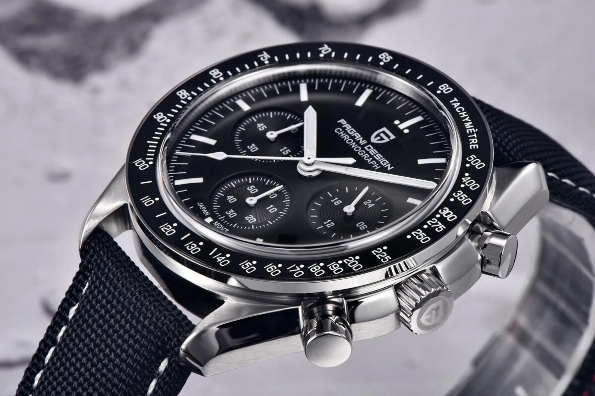 Moon Chronograph Textile | Reloj Cronógrafo de Cuarzo – 42mm
