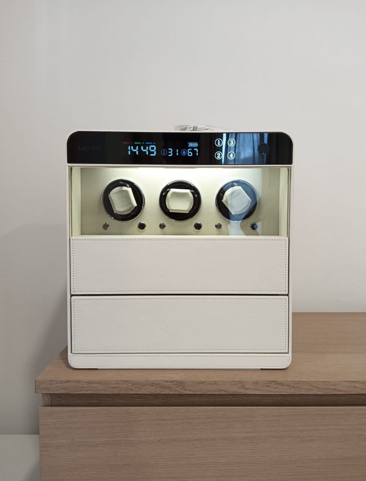 CrownSafe 3 | 3-Watch Automatic Winder – Safe Enclosure