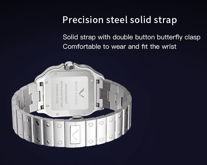 Aviator Square Steel | Automatic Watch – 40mm