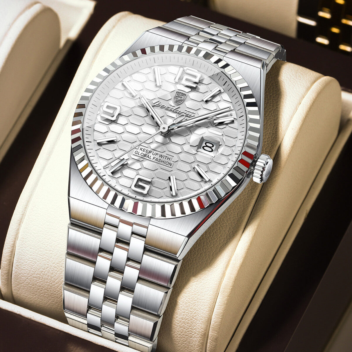POEDAGAR Class Land | Luxury Quartz Watch – 41mm