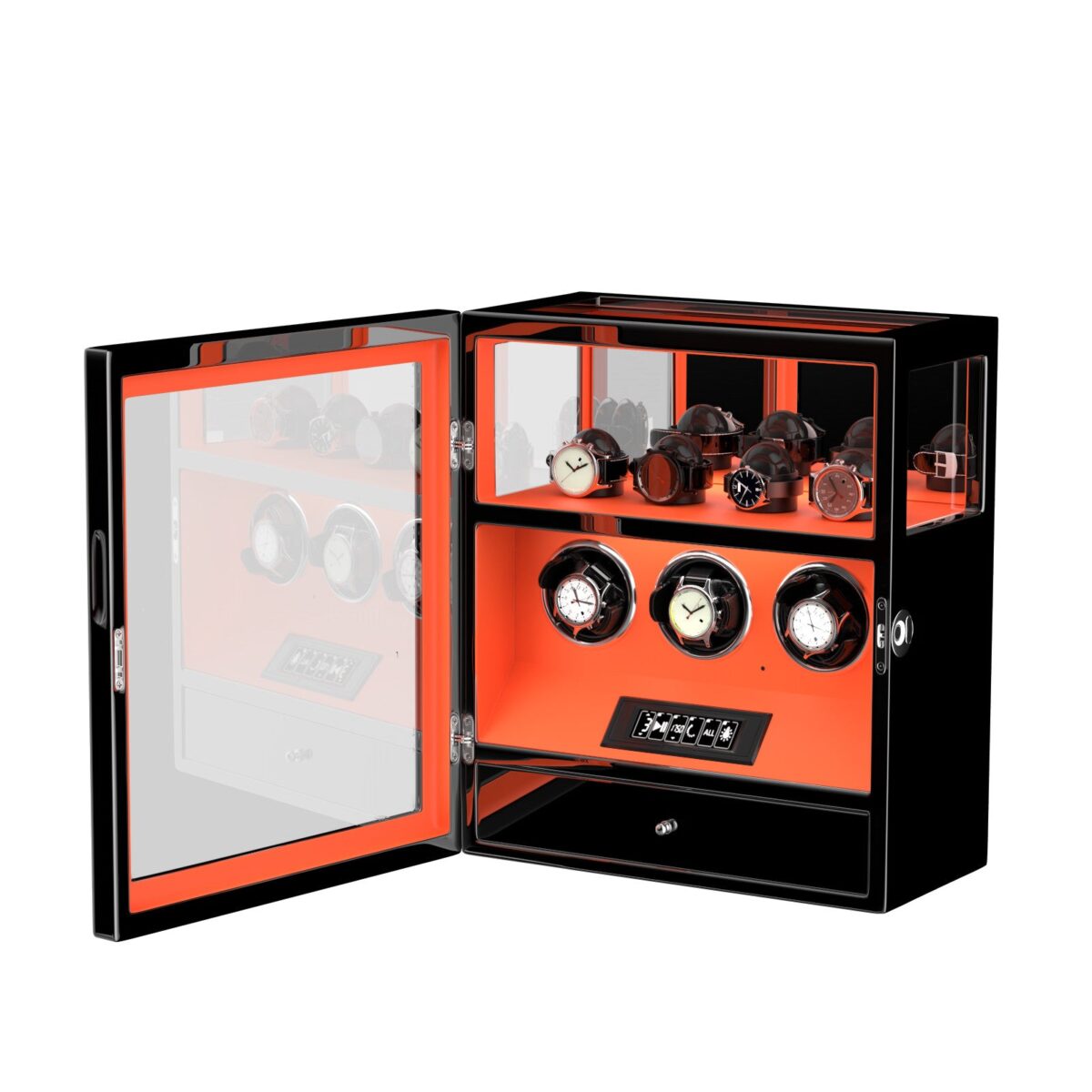 W-Winder Supreme | Rotor para 3+4 Relojes – Almacenaje Supreme