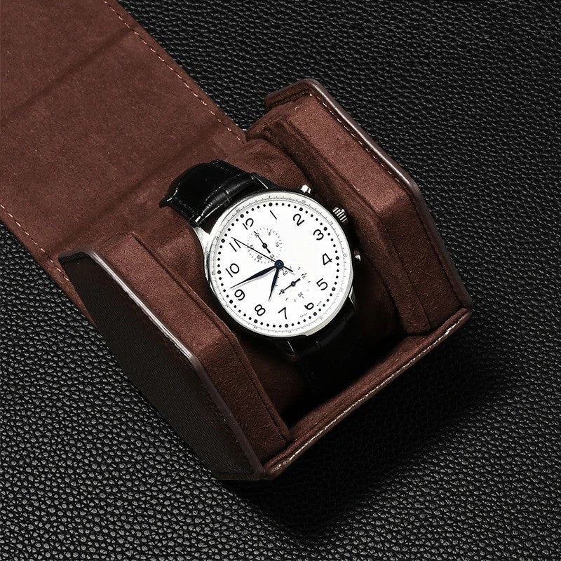 LuxOcta Watch Travel Case - Luxury Watch Storage by Wclocks - watch travel case, Black, Blue, Green, Brown luxury design