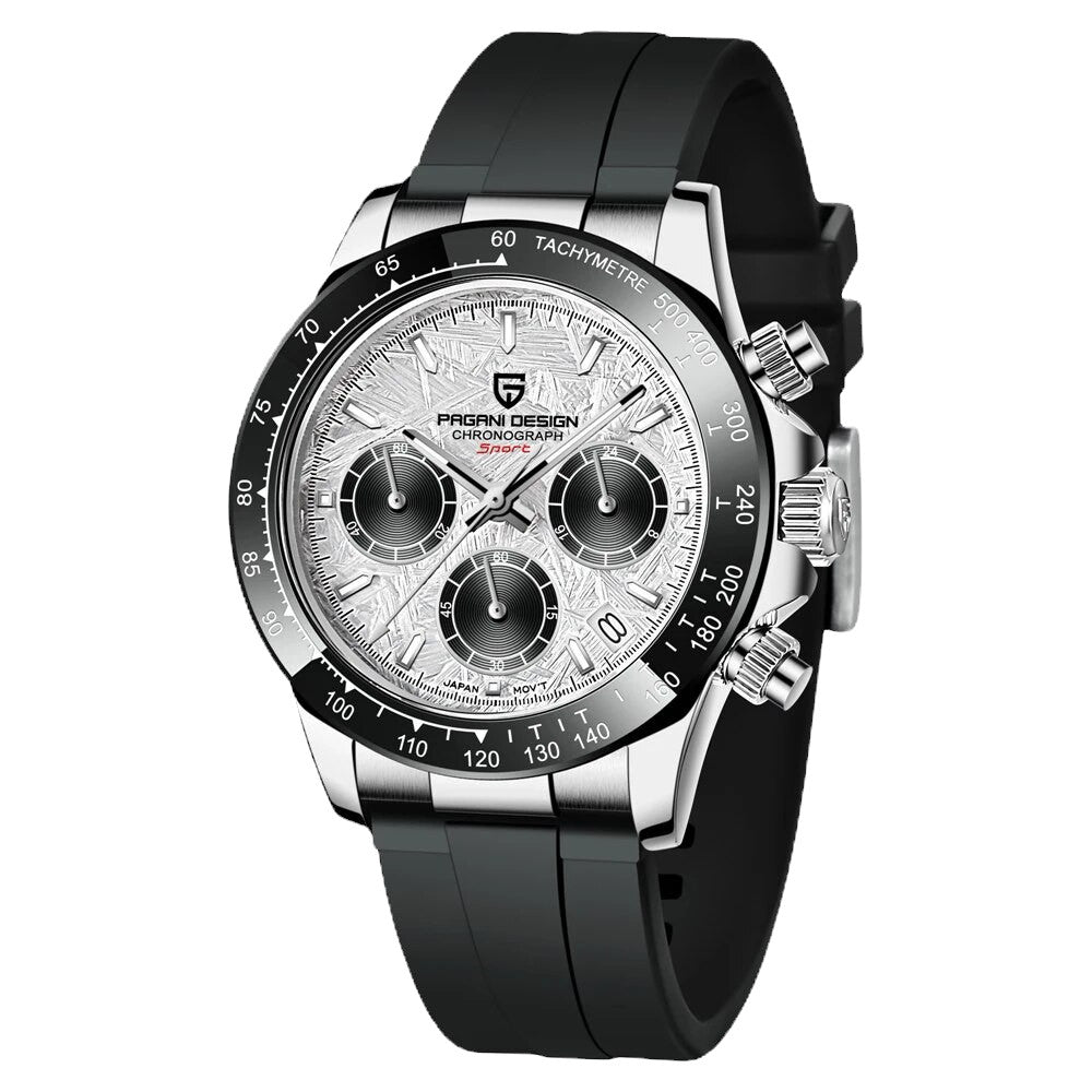 PAGANI Chrono Rubber | Chronograph Watch - 40mm
