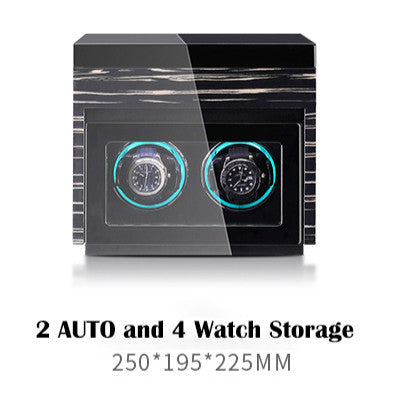 W-Winder Guard Duo | 2+4 Watch Automatic Winder – Safe + Display