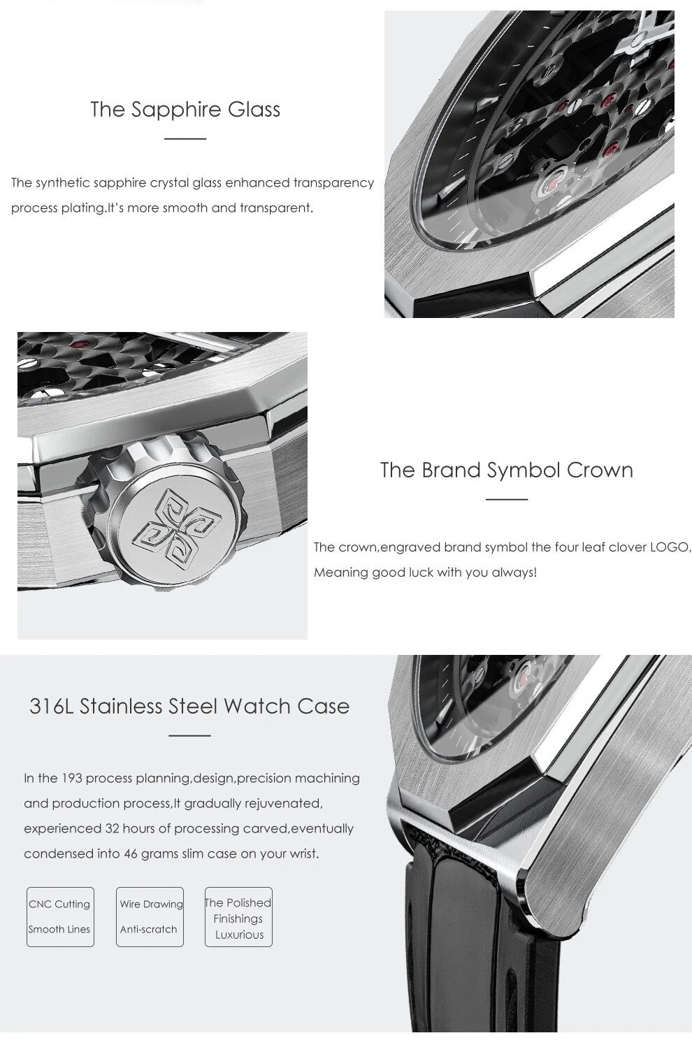 Royal Octagon Squelette | Montre Automatique – 41mm