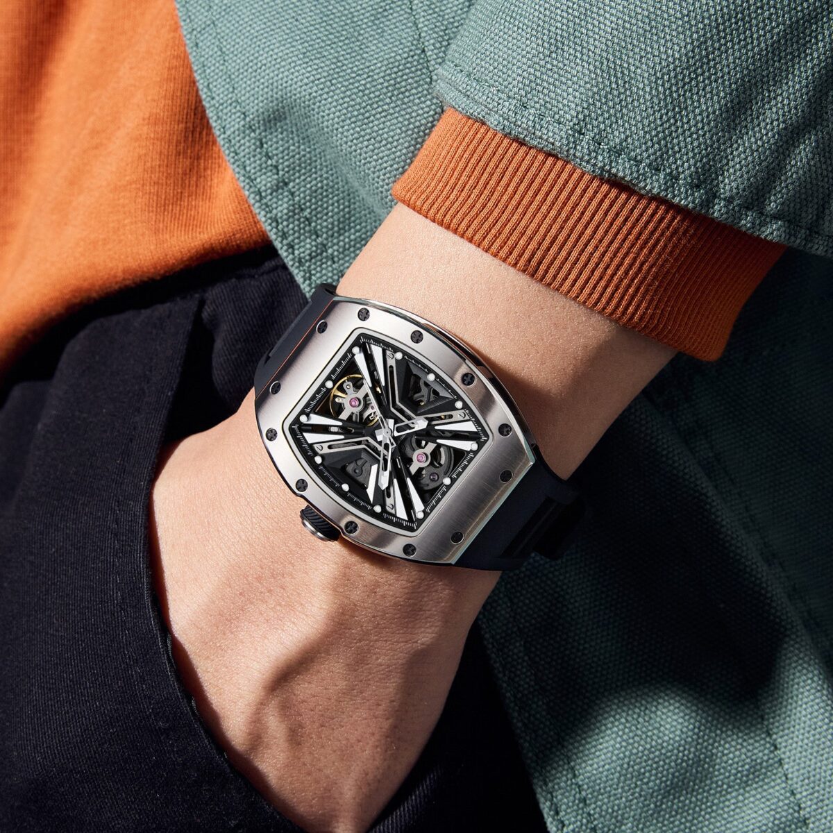 Tonneau Rafa 35 Carbon Fiber | Automatic Watch – 42mm