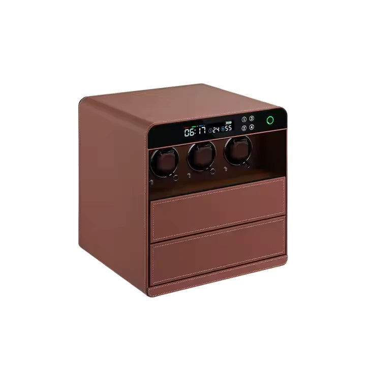 CrownSafe 3 | 3-Watch Automatic Winder – Safe Enclosure