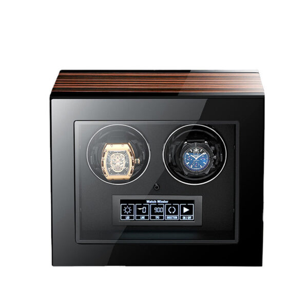 W-Spinner 2 Slots Automatic Watch Winder - Luxury Watch Storage by Wclocks - 2 watch winder, Premium finish luxury design