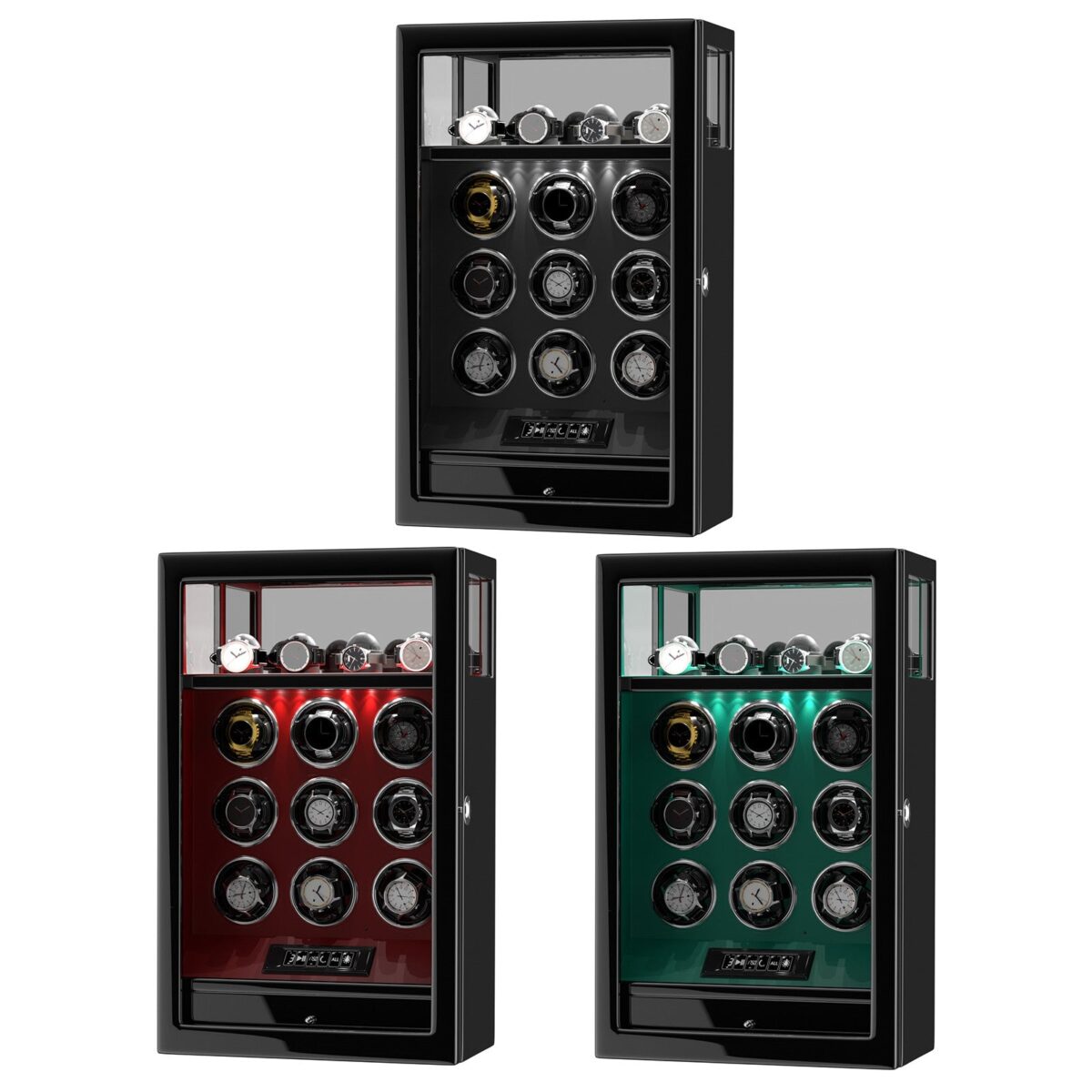 W-Winder Supreme | Carica Orologi per 9+4 Orologi – Custodia Supreme