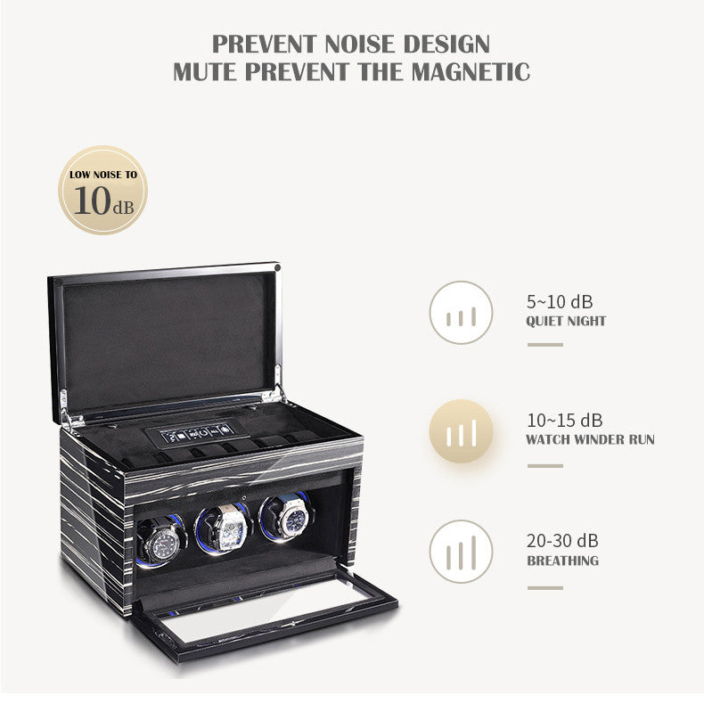 W-Winder Guard Duo | 2+4 Watch Automatic Winder – Safe + Display
