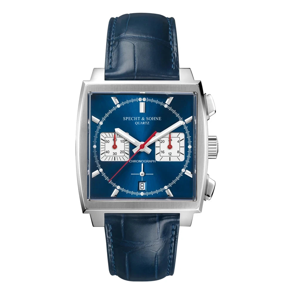 Square Racing Chrono Steel III | Chronograph Dress Watch – 39mm