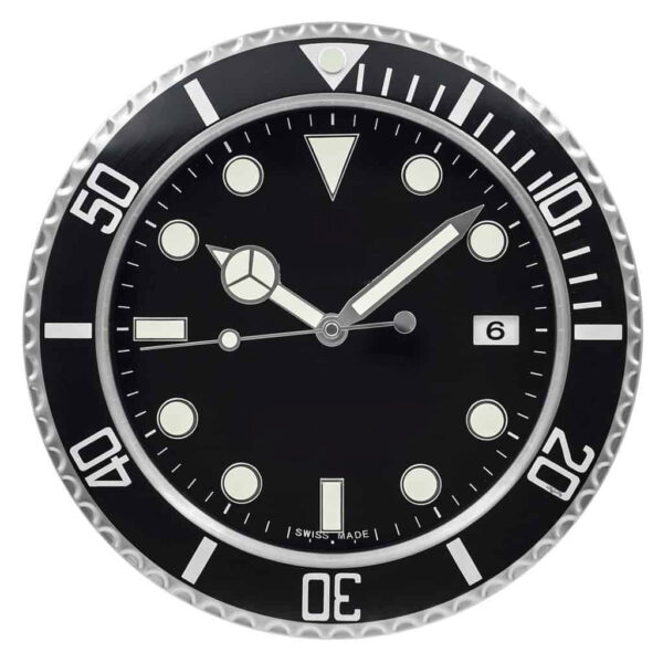 Black Sub-Diver  | Wall Clock
