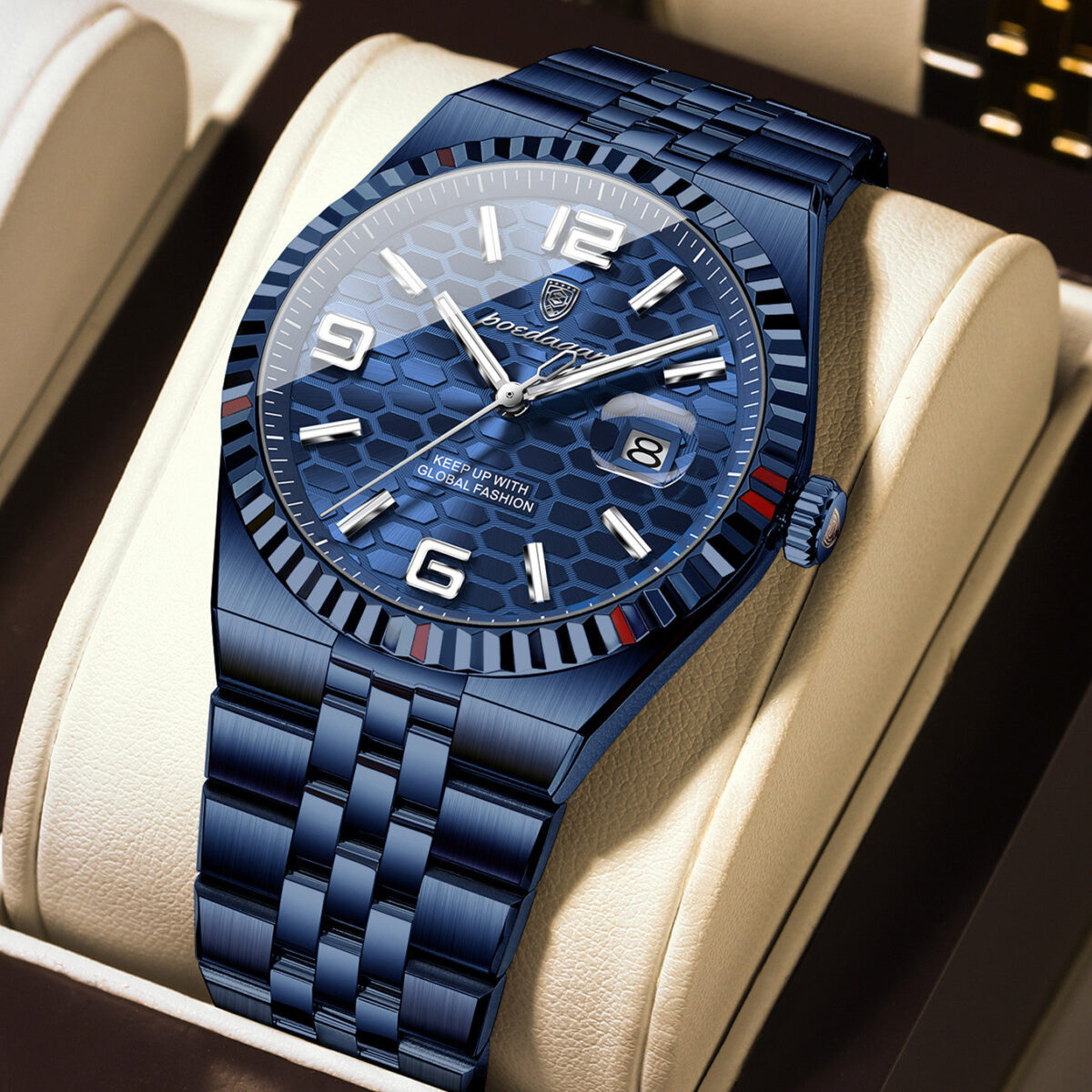 POEDAGAR Class Land Full | Luxury Quartz Watch – 41mm