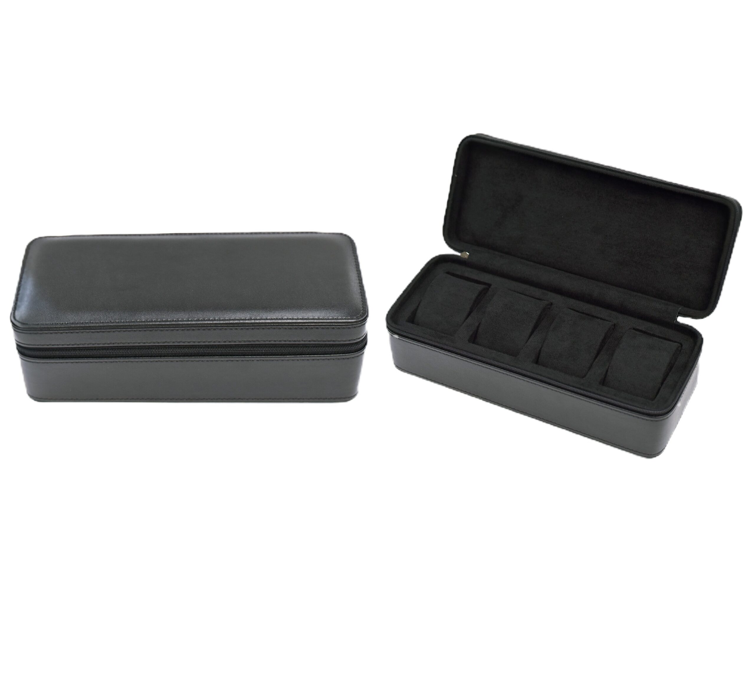 Voyager 4 compact watch travel case holding four watches