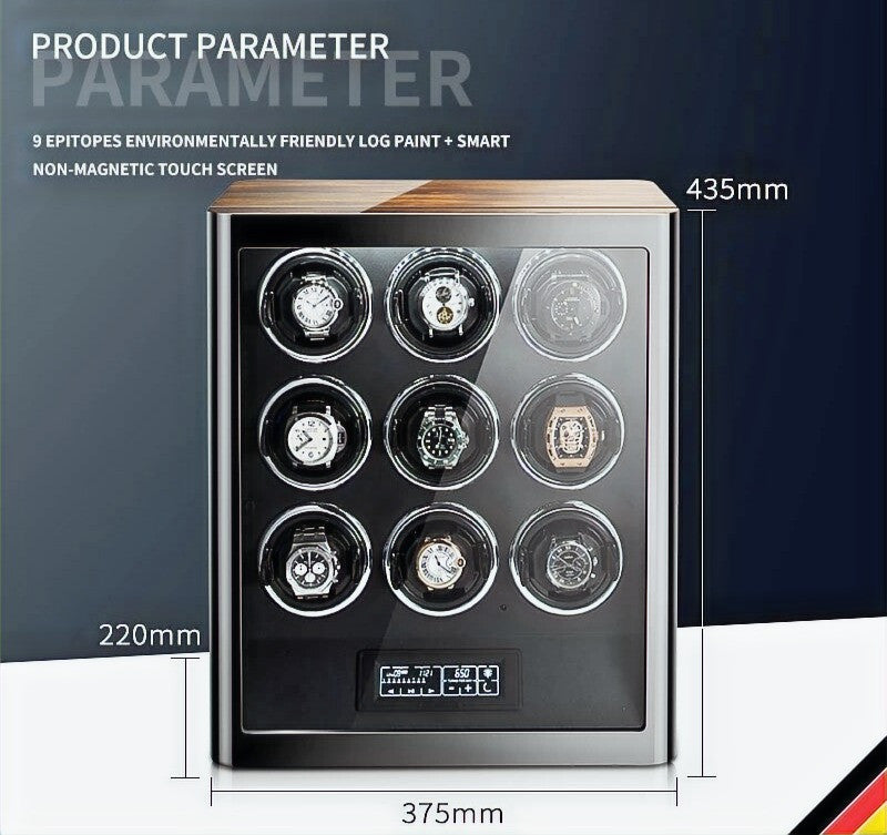 Elite Series Automatic Watch Winder - Luxury Watch Storage by Wclocks - automatic watch winder, Premium finish luxury design