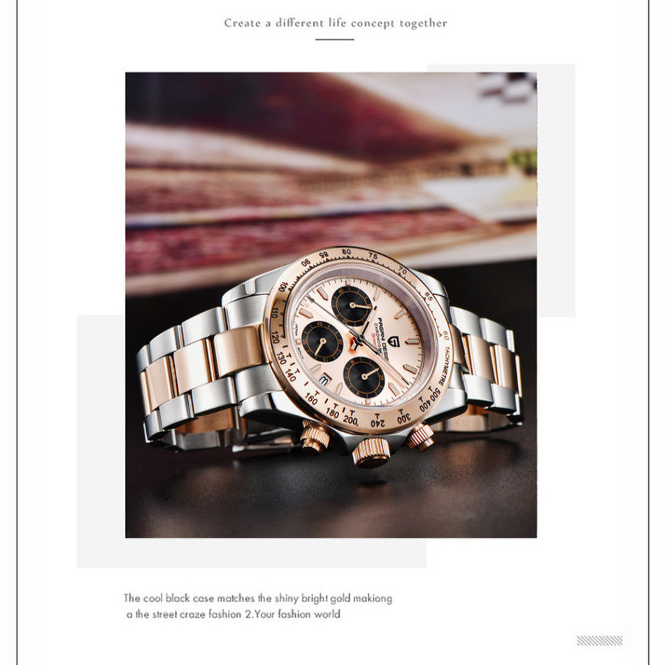 Racing Chrono Two Tone | Chronograph Quartz Watch – 40mm