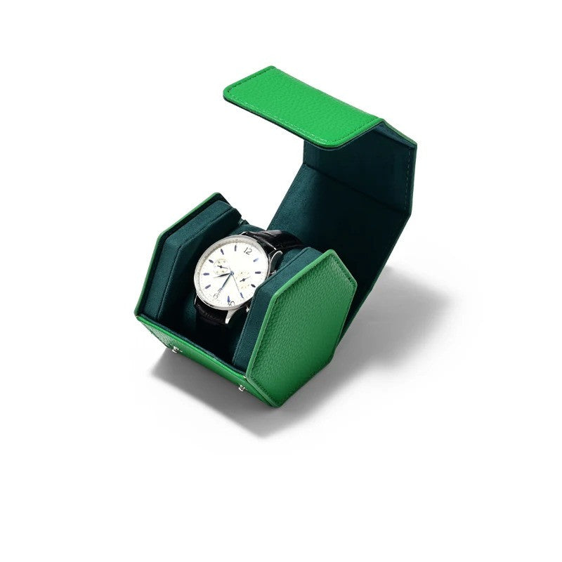 LuxOcta Watch Travel Case - Luxury Watch Storage by Wclocks - watch travel case, Black, Blue, Green, Brown luxury design
