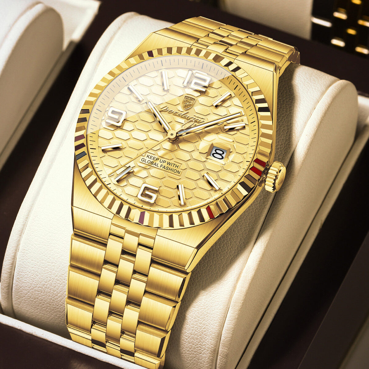 POEDAGAR Class Land Full | Luxury Quartz Watch – 41mm