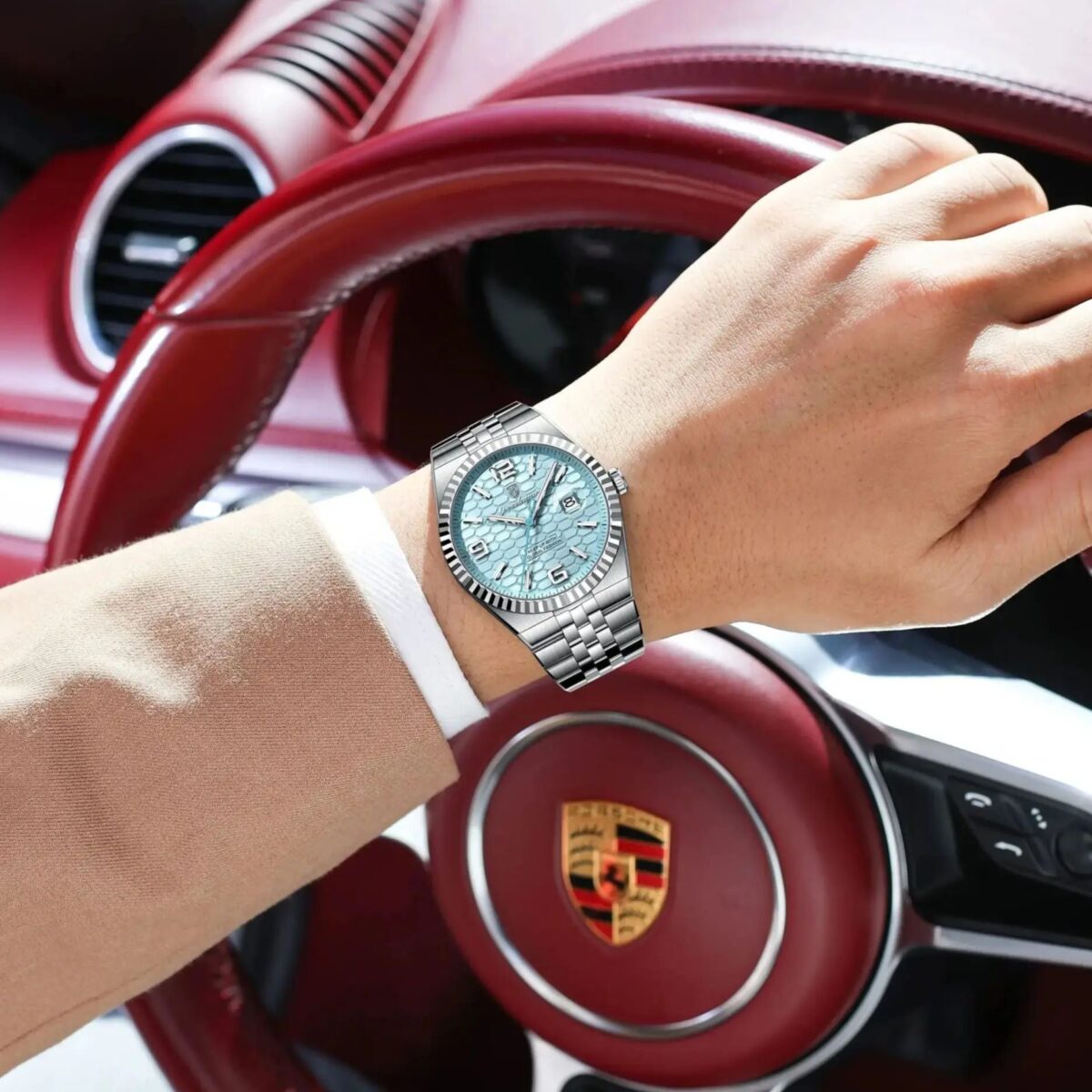 POEDAGAR Class Land Full | Luxury Quartz Watch – 41mm