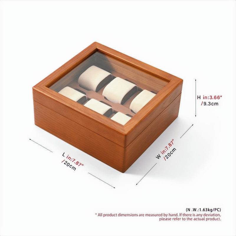 Prestige Wood | 6-Slot Watch Box – Solid Wood