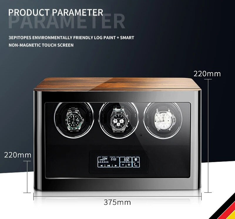 Elite Series Automatic Watch Winder - Luxury Watch Storage by Wclocks - automatic watch winder, Premium finish luxury design