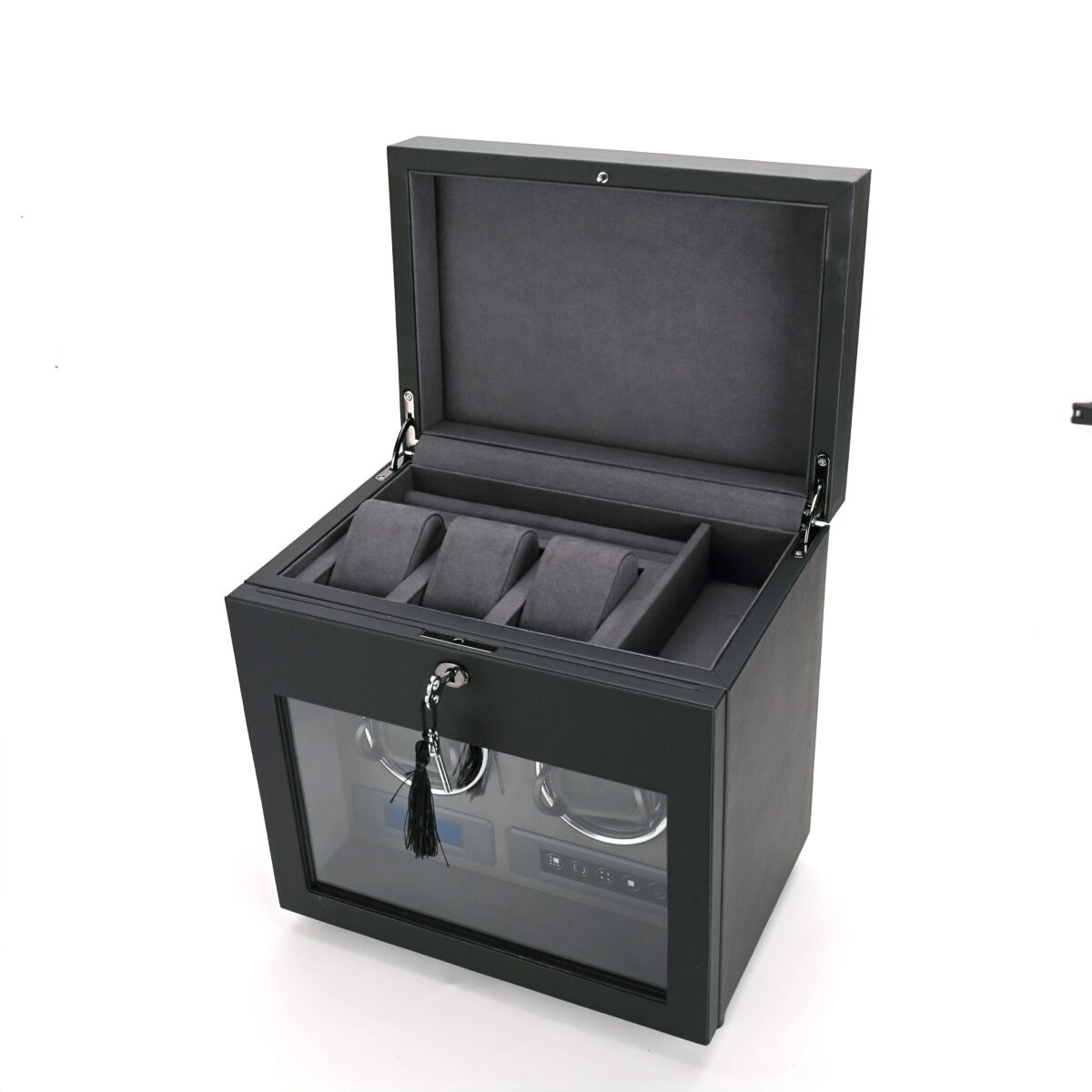 W-Winder Lux | 2+3 Watch Automatic Winder – Premium Display